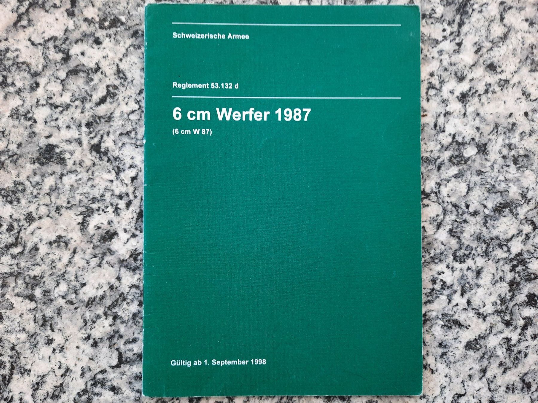 Libri: 6 cm Werfer 1987 – Usato da Ruswil venduto da Sammlergeist