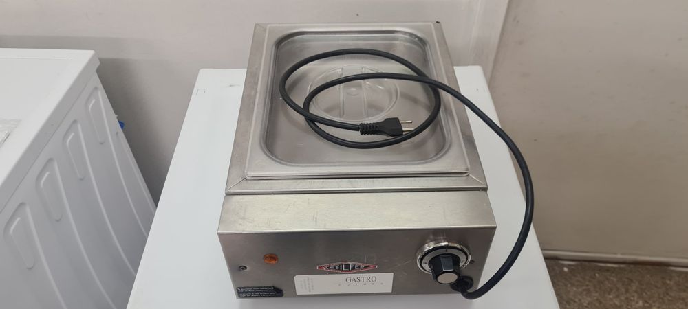 HENDI Thermosystem Bain-Marie - 2x4L Edelstahl Speisenwärmer 230V/400W
