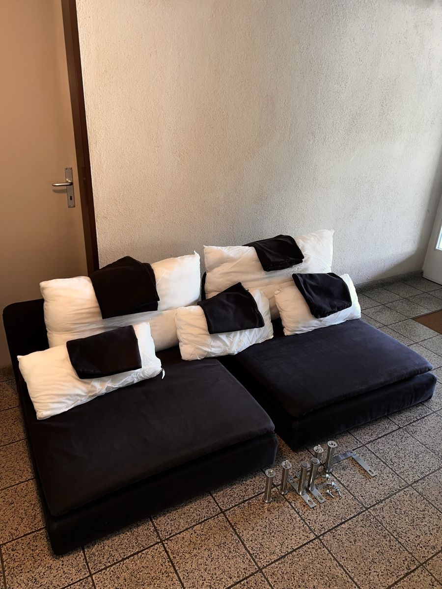 Sofas: Sofa / Hocker / SÖDERHAMN 2 Sitzelemente – Gebraucht aus Dietlikon von kyr_tf6p 1