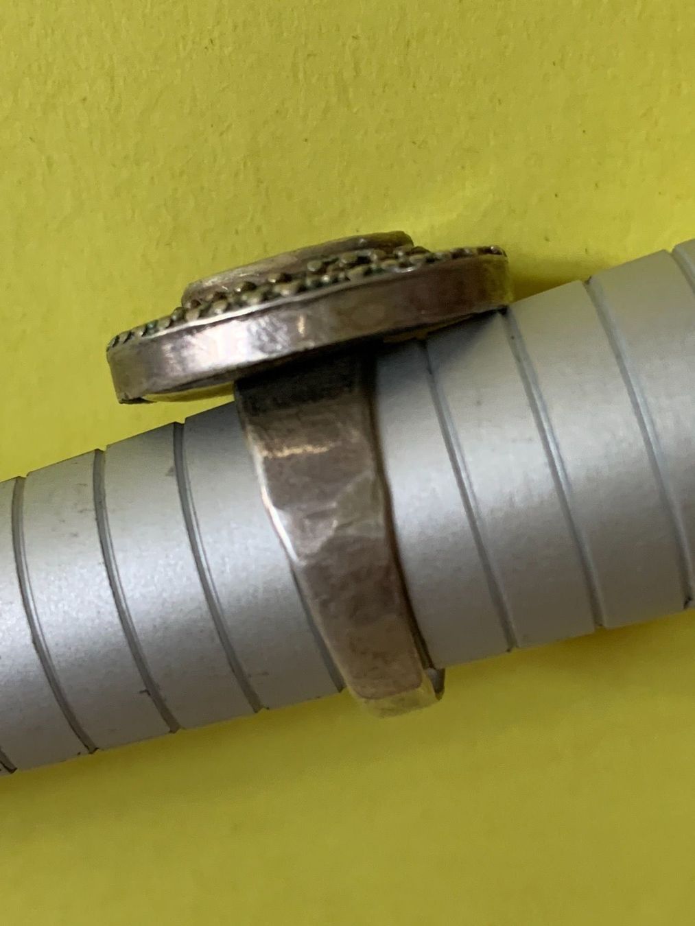 Ringe: Indischer JASPIS-silberring Gr.61/19mm – Gebraucht aus Dittingen von Bellevista 5