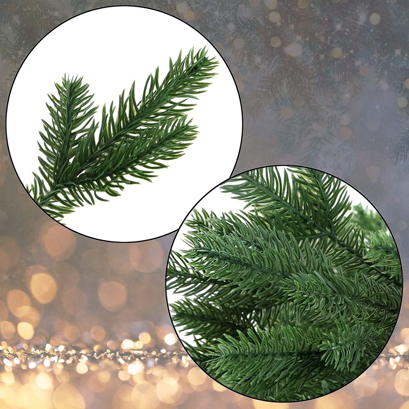Weihnachtsbäume: Weihnachtsbaum Luxus 240cm Dunkelgrün – Neu und originalverpackt aus Bottighofen von zaap 1