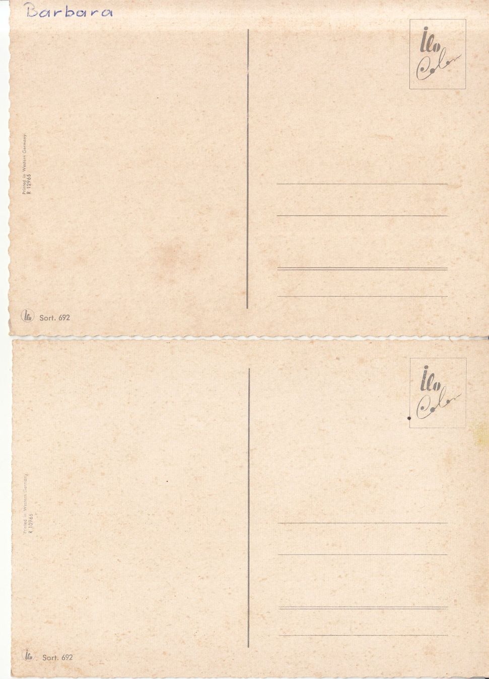 Cartoline postali: Pferde 6 Karten ca. 1970 – Usato da Bürglen TG venduto da StampGraf 4