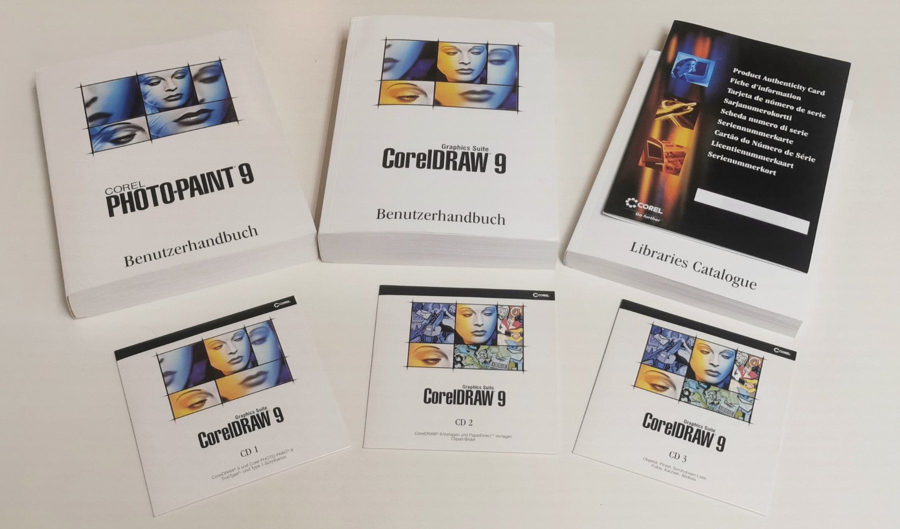 CorelDRAW Software: CorelDRAW 9 Graphics Suite - Legendäre Grafiksoftware! – Usato da Oberwangen b. Bern venduto da Vittorio0 1