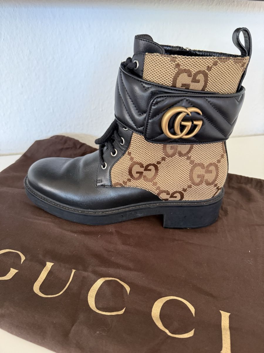 Gucci Scarpe da donna: Gucci Marmont Lederstiefel 38.5 – Usato da Küsnacht ZH venduto da Rivle 2