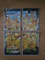 Lot 4 cartes Pokémon Pikachu V UNION NM francais promo