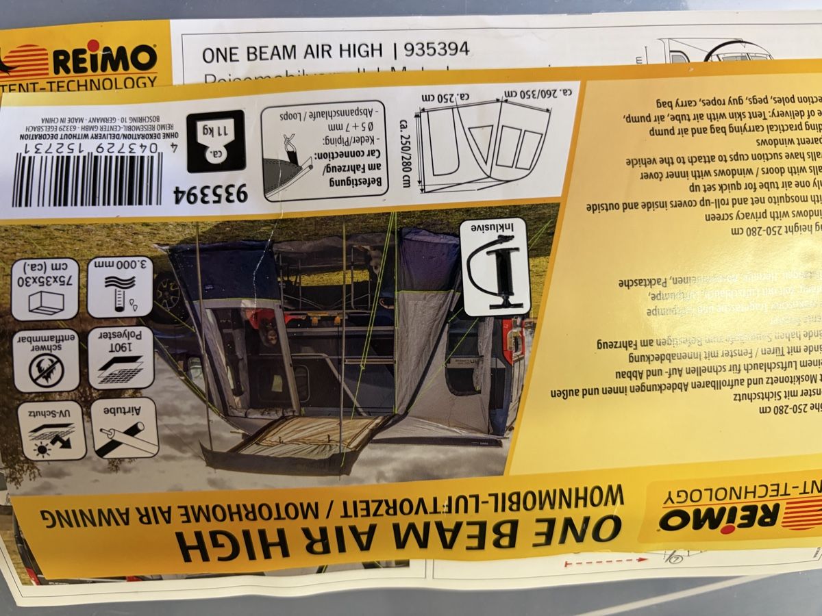 Verande & Tende da sole: Vorzeit Kastenwagen Reimo – Usato da Tagelswangen venduto da Gizzmo..77 2