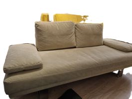 Rolf Benz 2-3 Sitzer Sofa, Alcantara