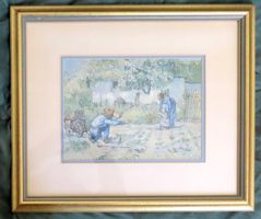 Van Gogh - First steps. Reproduction encadrée du MMA/MET