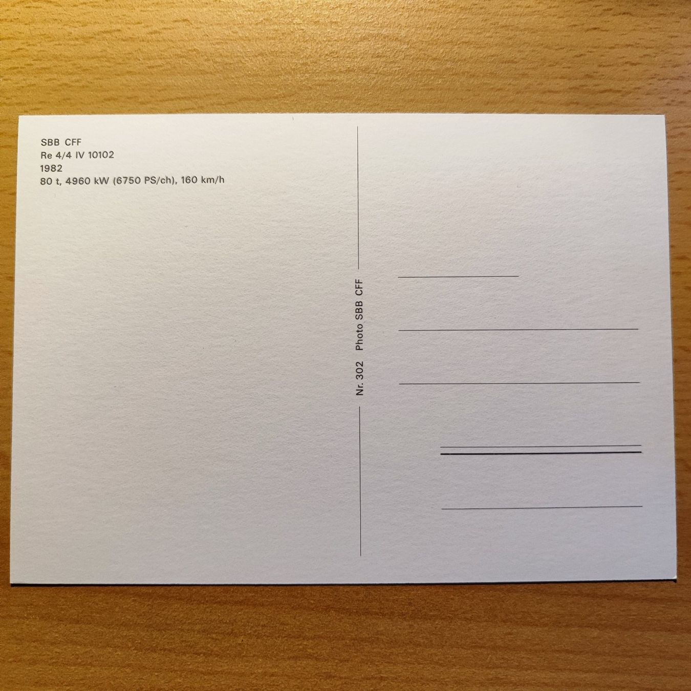 Cartoline postali: Re 4/4 IV 10102 - SBB CFF FFS – Usato da Lamone venduto da ken_8y7h 1