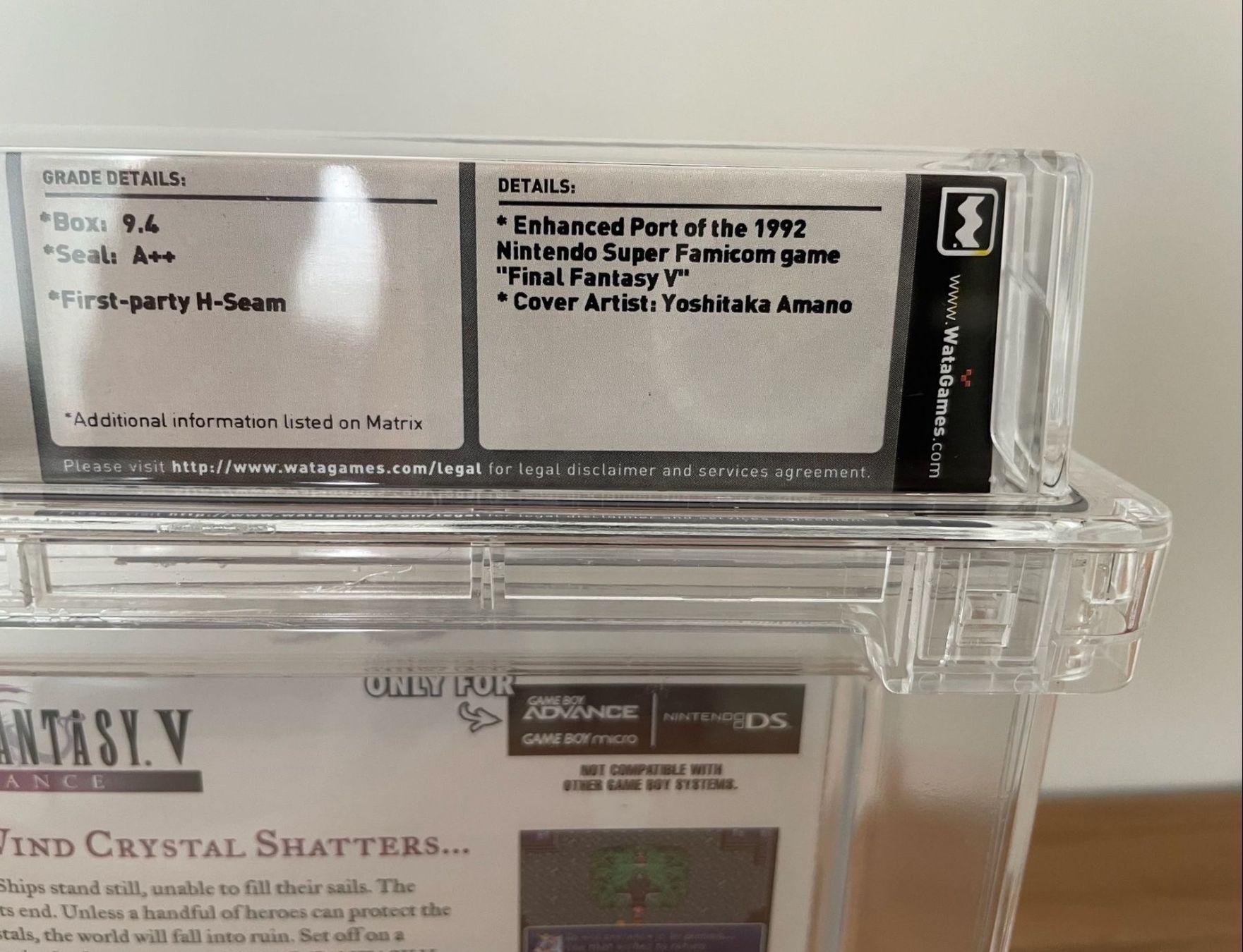 Nintendo Spiele: Nintendo GBA Final Fantasy V Sealed, Neu – Neu und originalverpackt aus Kehrsatz von Sash17 3