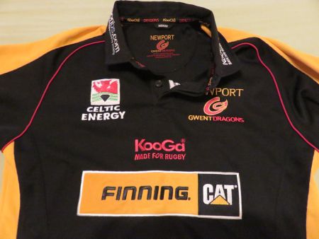 Rugby Jersey Newport Gwent Dragons Size Med