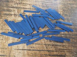 lego 4162 lot de 40 pièces Dark Blue Tile 1 x 8
