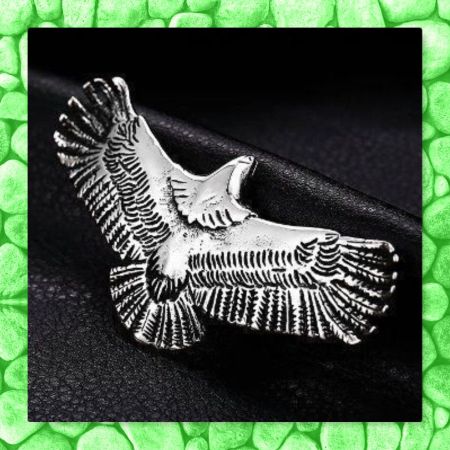 NEU: █▬█ █ ▀█▀Edelstahl Adler Ketten Anhänger