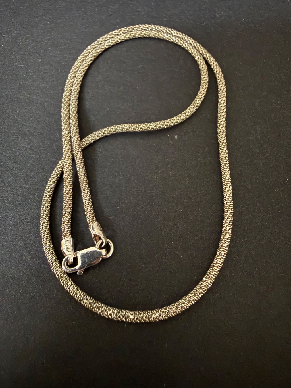 Catenine: Silber Kette 925, diamantiert – Usato da Spiegel b. Bern venduto da Rogger72