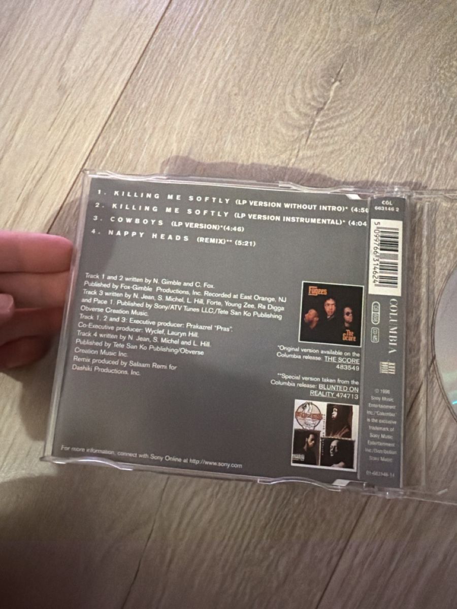CDs: CD The Fugees - Killing Me Softly – Gebraucht aus Oberrohrdorf von Mariann79 3
