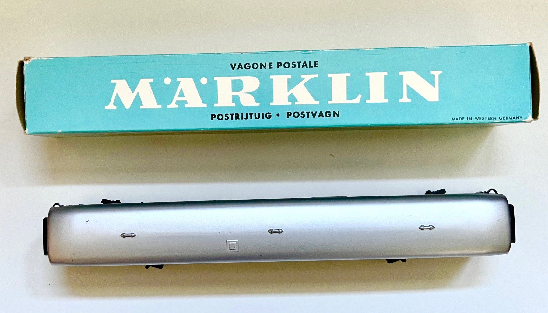 Märklin Modellini di ferrovie: Märklin 4047 Postwagen von 1968 – Usato da Bleiken venduto da hbw45 1