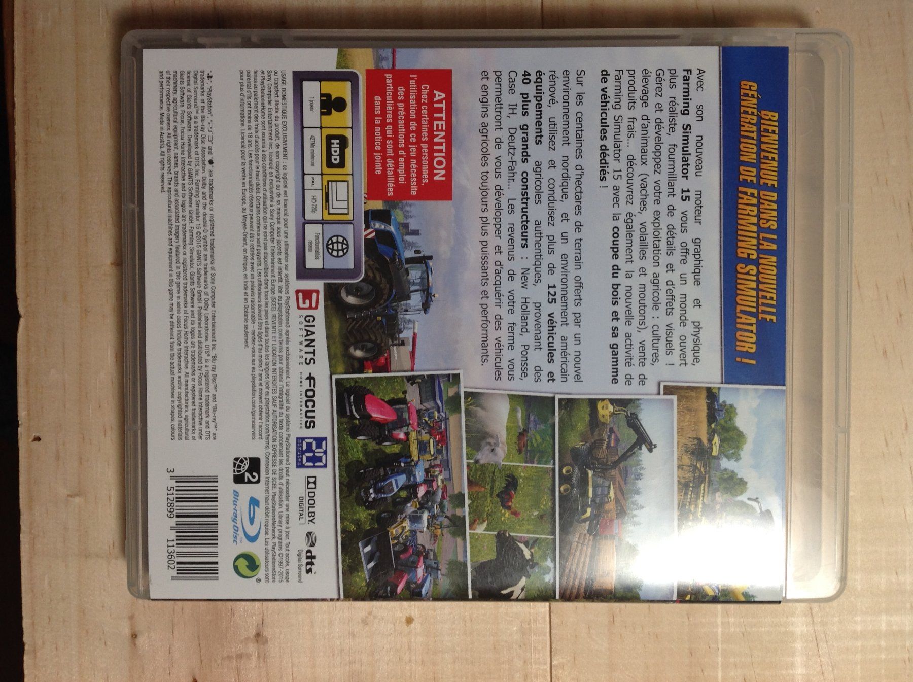 Giochi: jeux PS 3 -  Farming Simulator 15 – Usato da Vuiteboeuf venduto da broticaire 2