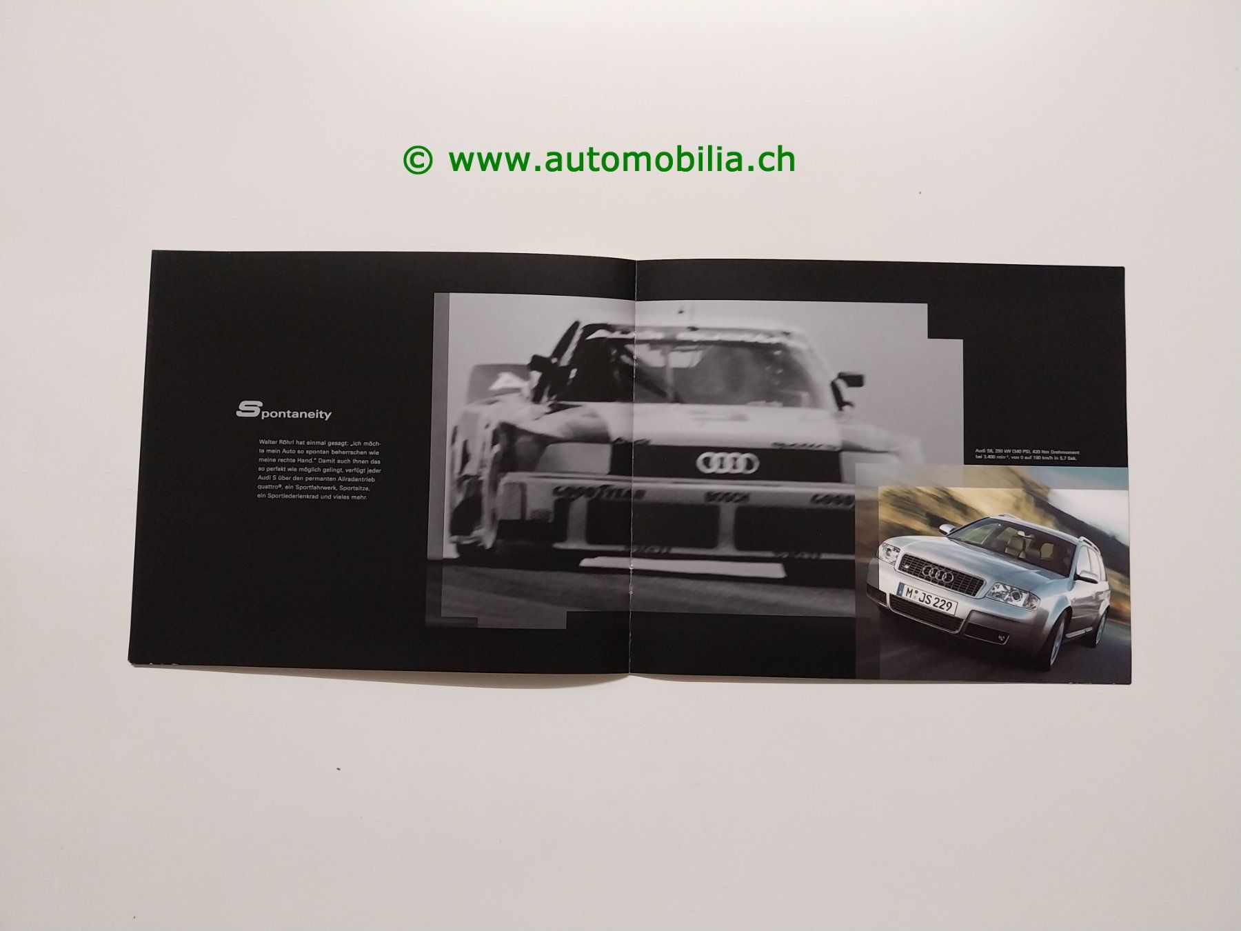 Audi Documenti: Audi Modellprogramm S-Modelle 1999/09 Prospekt deutsch – Usato da Weingarten-Kalth venduto da Bettelbruenneli 5
