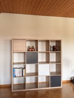 Kalax Regal mit 12 Fächern, gebraucht, hellbraun