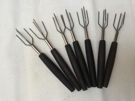 Gabel, Edel Teak, Dänish Design, Retro, Vintage