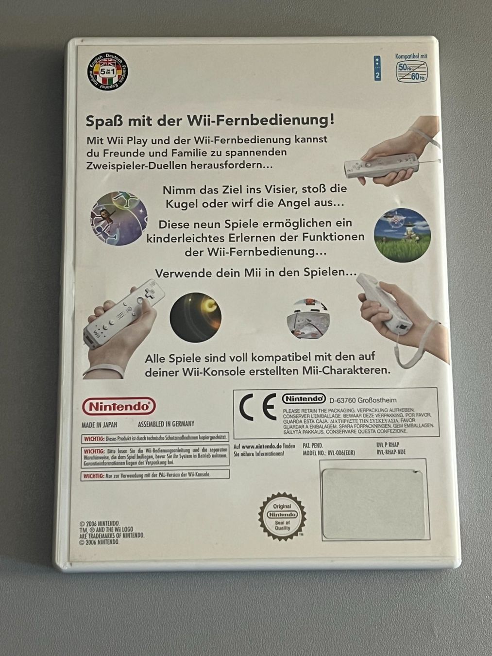 Nintendo Giochi: Wii Play - Nintendo Wii – Usato da Rivera venduto da poweradem05 1