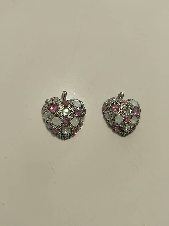 Swarovski Ciondoli: Swarovski Pink Heart Anhänger – Usato da Dulliken venduto da jev_v2cz 2