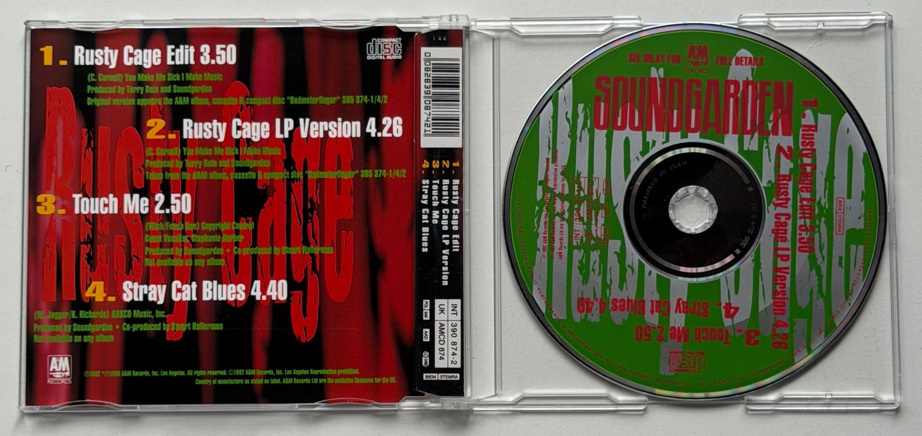 CDs: Soundgarden / Rusty Cage (Maxi Single) – D'occasion à Näfels par rottabi 1