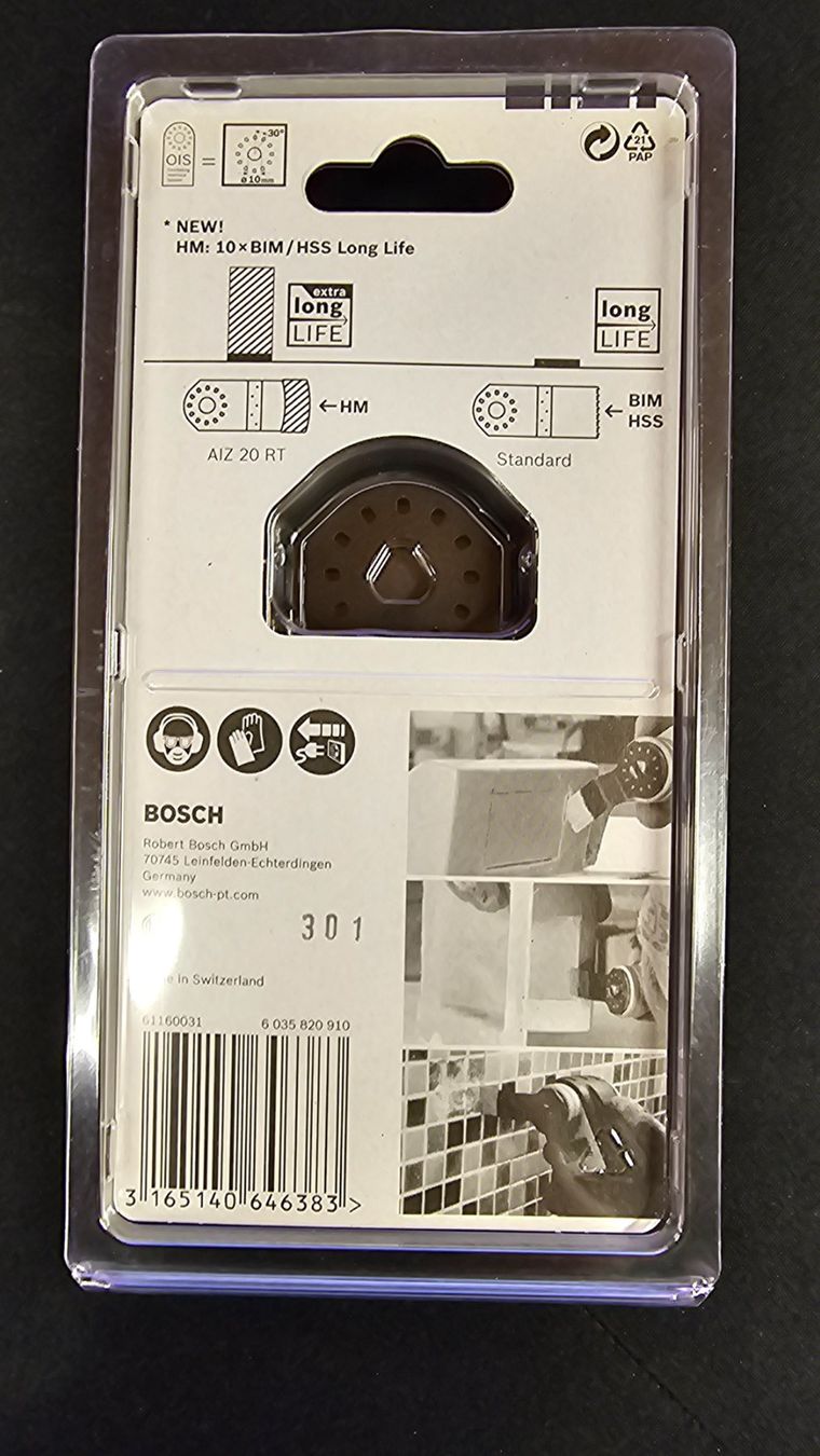Bosch Seghe: Bosch Diamantsägeblatt AIZ20 RT HM ab Fr. 1.- – Nuovo e nell'imballaggio originale da Koppigen venduto da Bracher_Mail-House 1