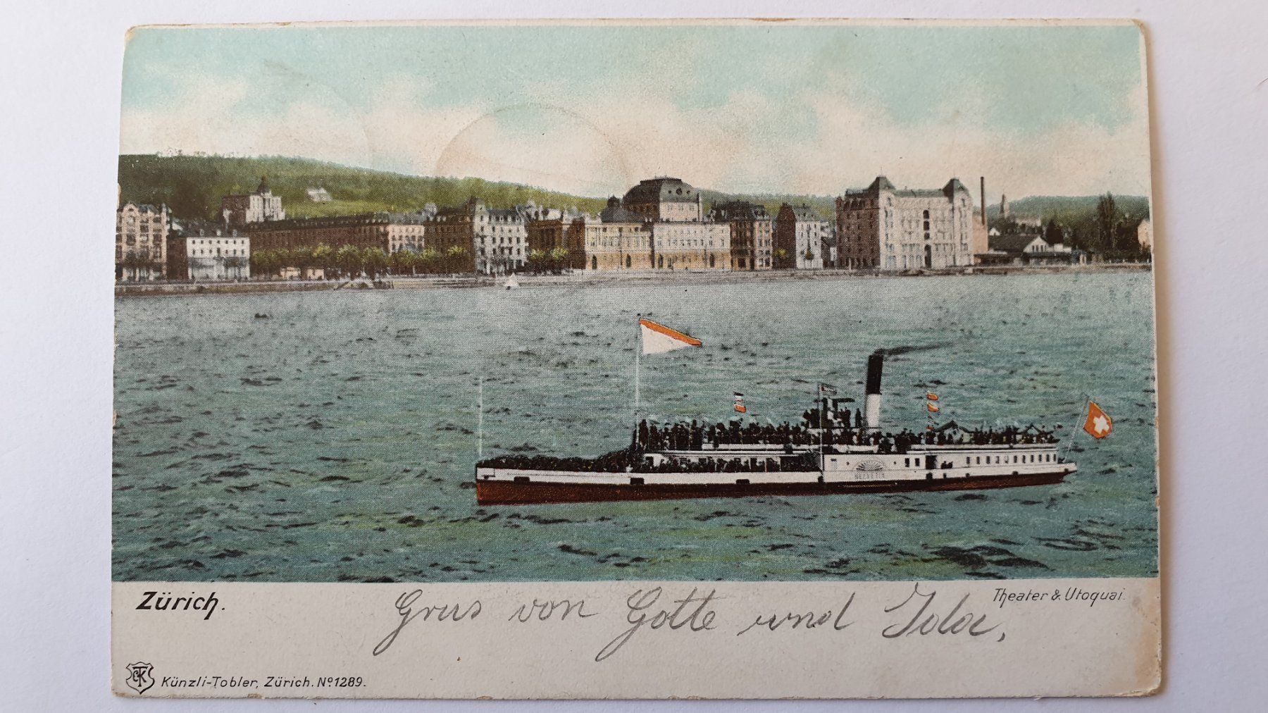 Cartoline postali: Zürich. Schifffahrt. 3 Ansichtskarten. – Usato da Goldach venduto da armando_r 4