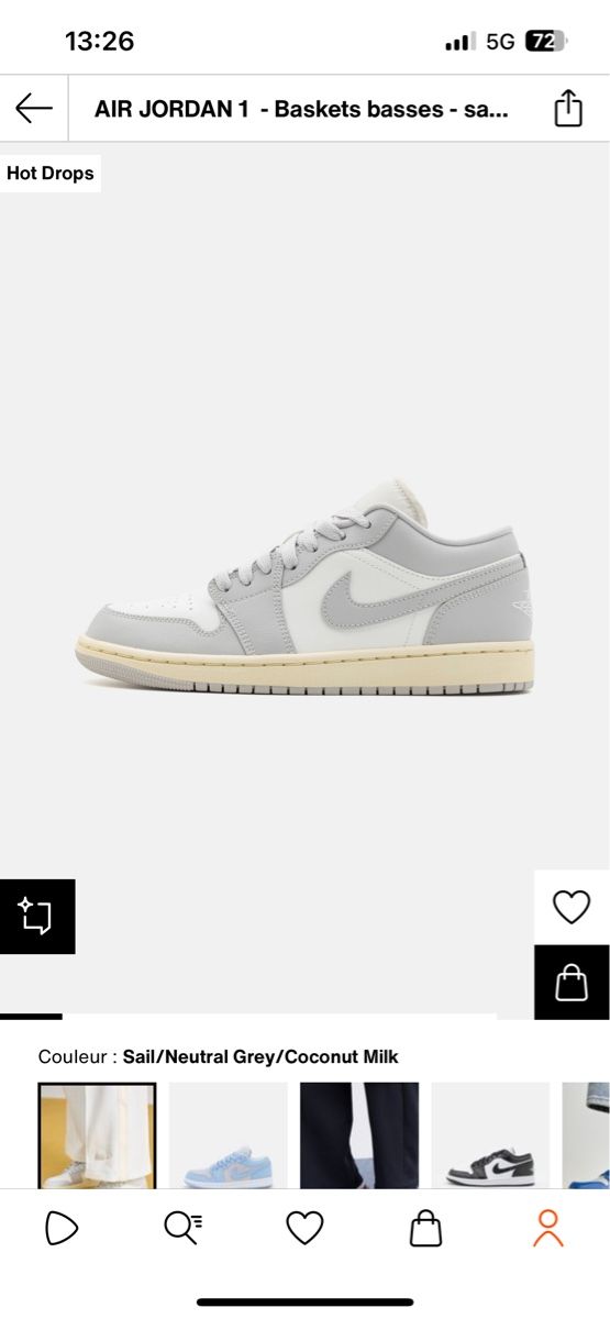 Nike Chaussures hommes: Air Jordan 1 "Coconut Milk" – Neuf (Voir description) à Charmey (Gruyère) par ya_12 8