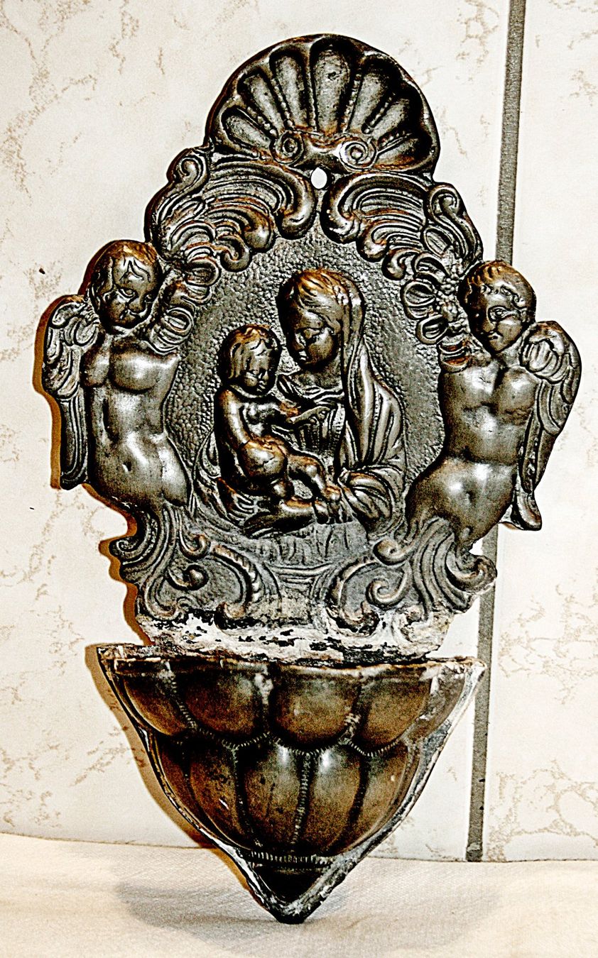 Sculture & Statue: Weihwasser-Geschirr Antik – Usato da Baar venduto da 2cvbaar 5