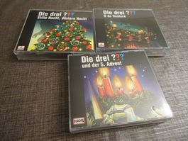 Die drei ??? Weihnachts-Hörspiele 3 Stück