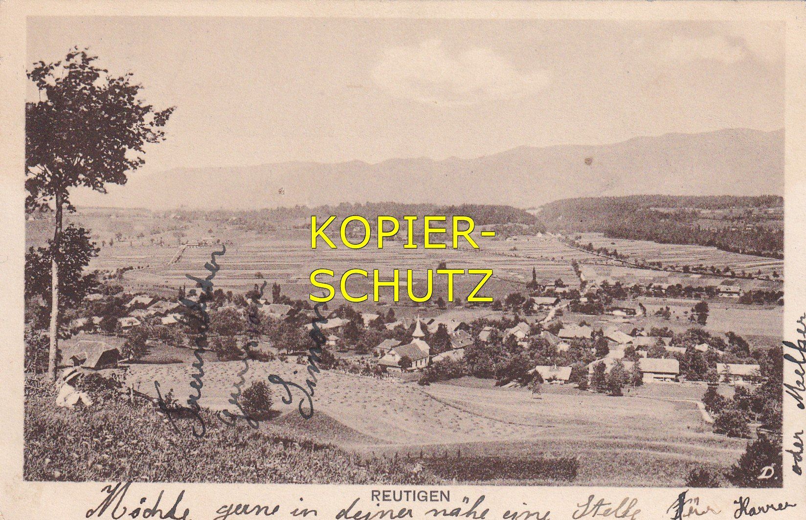 Cartoline postali: Reutigen /bb – Usato da Hombrechtikon venduto da Rudolf07