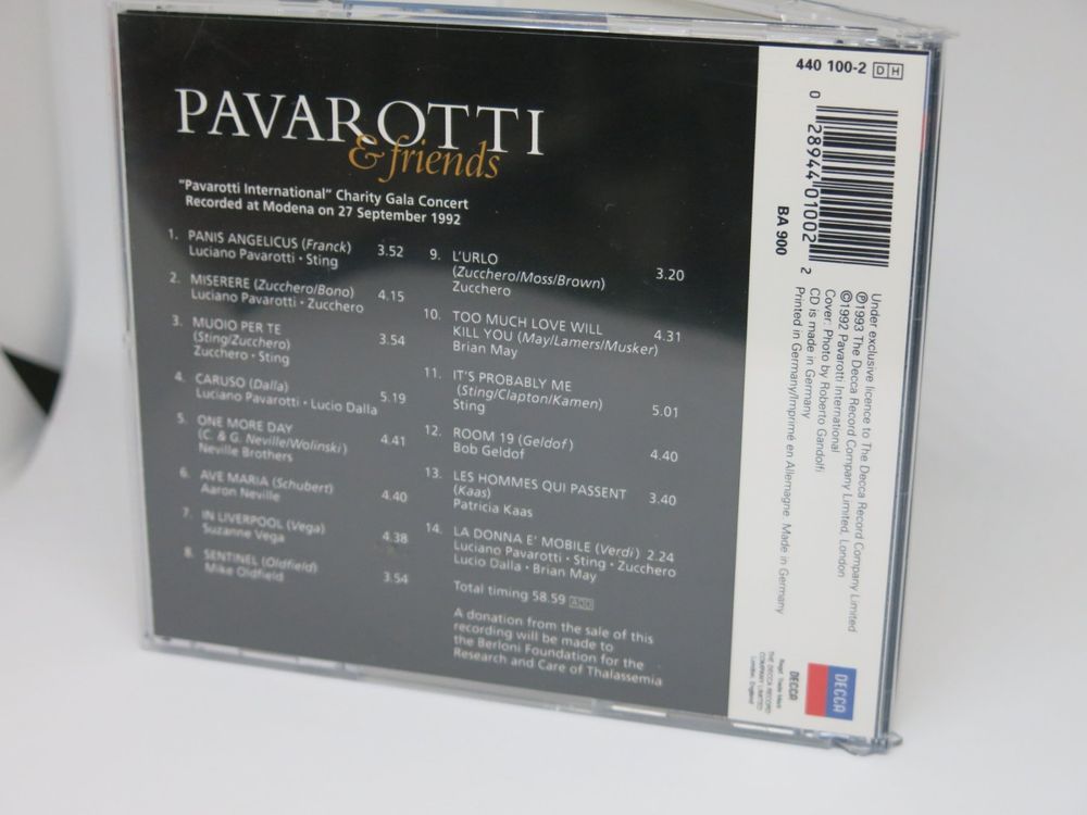 Pavarotti & Friends mit Sting Zucchero Brian May Lucio Dalla | Kaufen ...