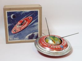 Blech UFO 50 Jahre Roswell New Mexico USA Friktion Rarität