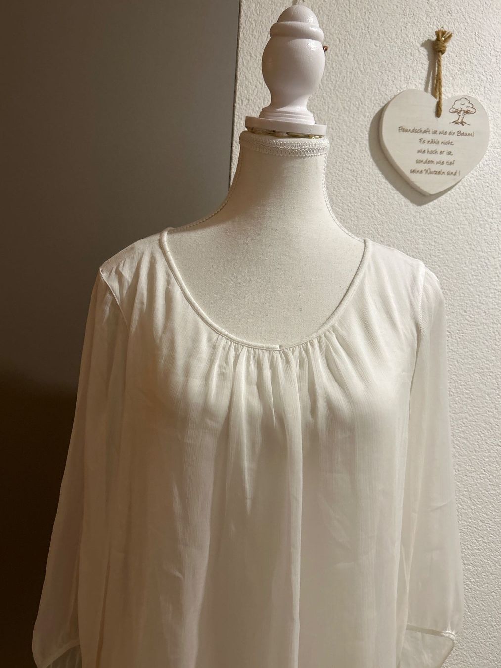 Comma Camicette: 3/4 Arm Bluse cremefarbig von comma Gr.34 – Usato da Brunnen venduto da Nala2929 4