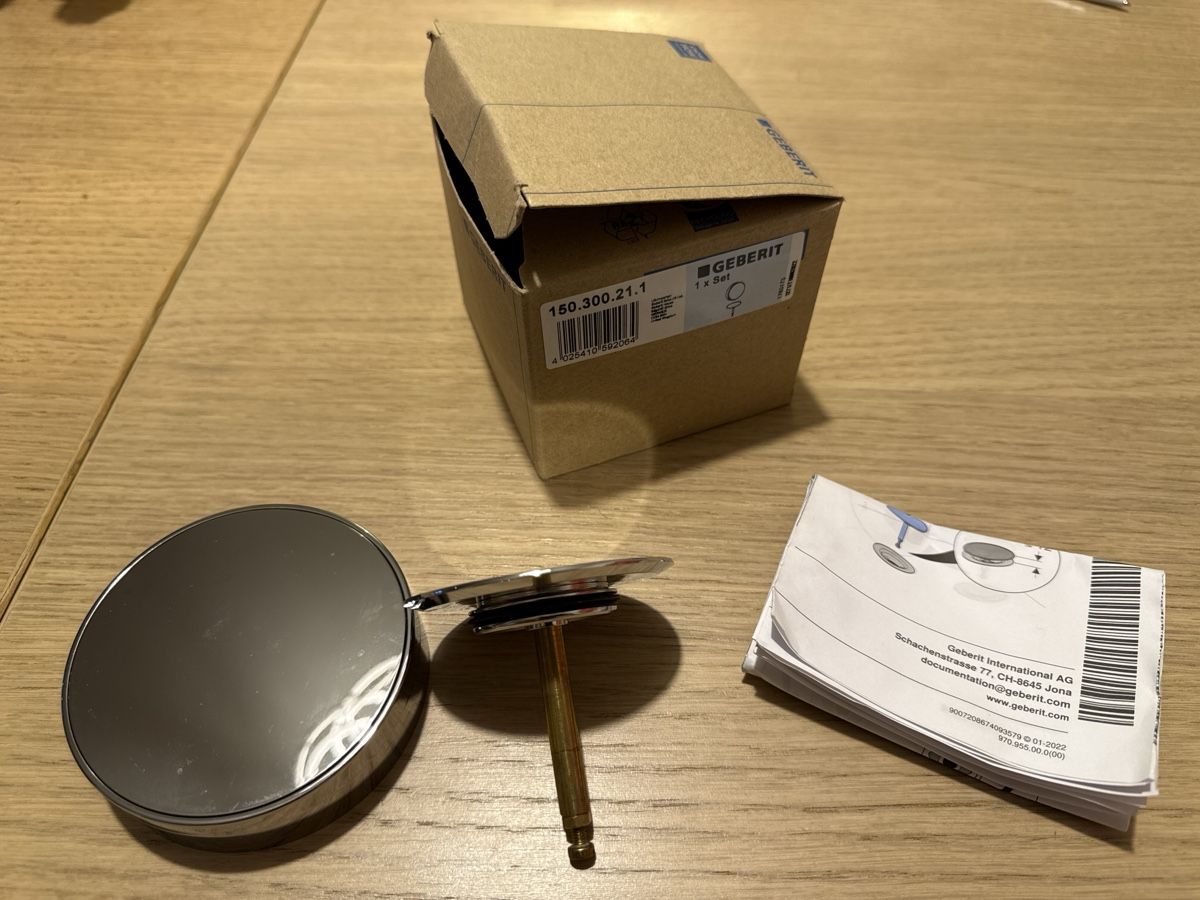 Geberit Rubinetteria: Geberit set 150.300.21.1 – Nuovo e nell'imballaggio originale da Châtelaine venduto da VR76 4