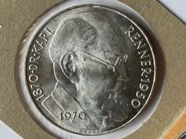 50 Schilling Silber 1970 : Dr. Karl Renner