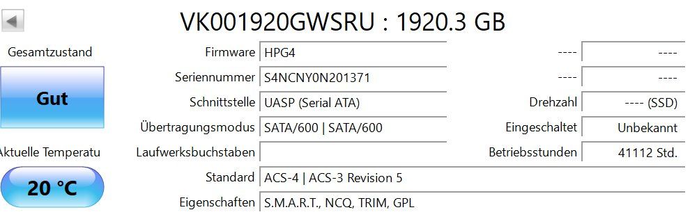 Samsung Dischi rigidi: Samsung PM883 1.92TB 2.5" SSD SATA-III – Usato da Amriswil venduto da hardware_uschi 1