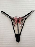 String Tanga mit Schmetterlingsmotiv neu 