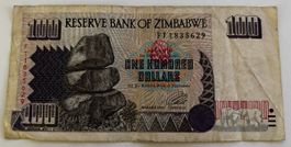 Zimbabwe 100 Dollars 1995