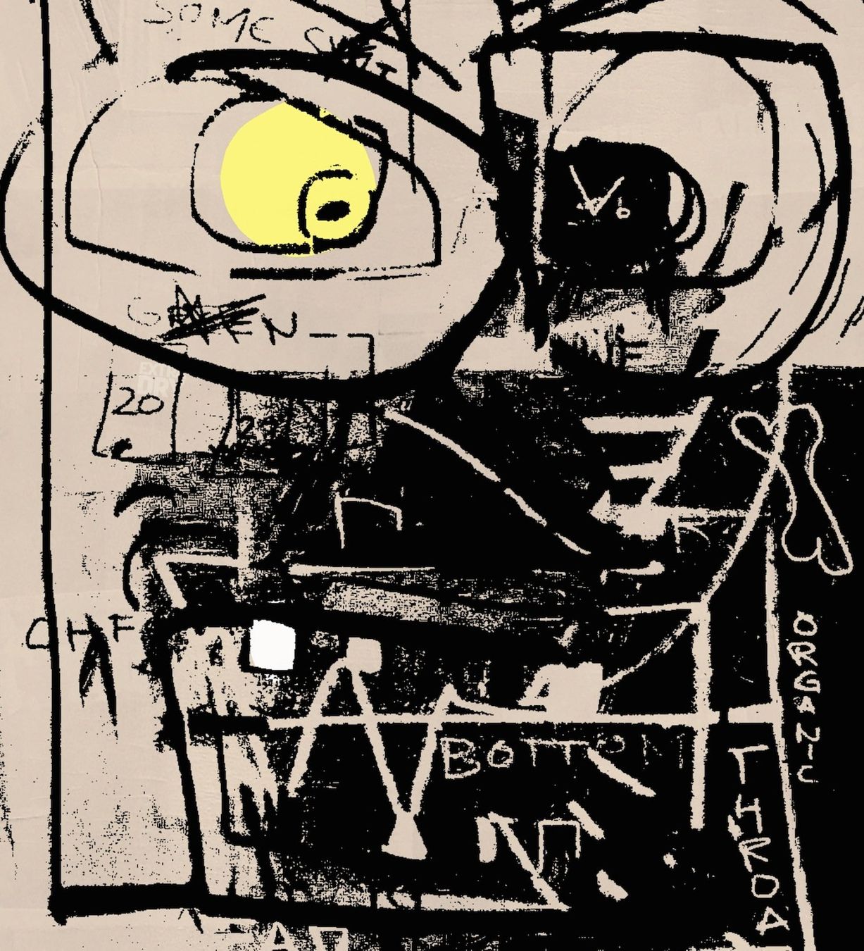 Poster & Bilder: Mad SpongeBob Neo Expressionismus Kunst Urban Modern Bild – Neu (gemäss Beschreibung) aus St. Niklausen LU von Stefan_Bammert_Art 1
