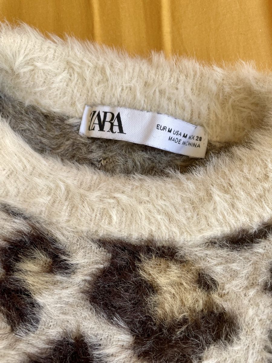 Zara Maglioni & Felpe: Weicher Flausch Pullover, Leopard / Leo-Muster, ZARA Gr. M – Nuovo (secondo la descrizione) da Zürich venduto da Carlajimena 4