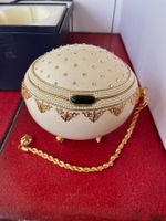 Eiförmige Minaudière /Schatulle im Fabergé-Stil