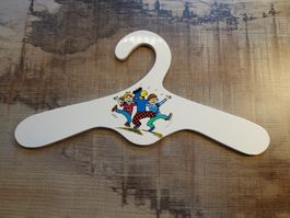 Weisser GLOBI Kinder Kleiderbügel aus den 80-ern - 221172