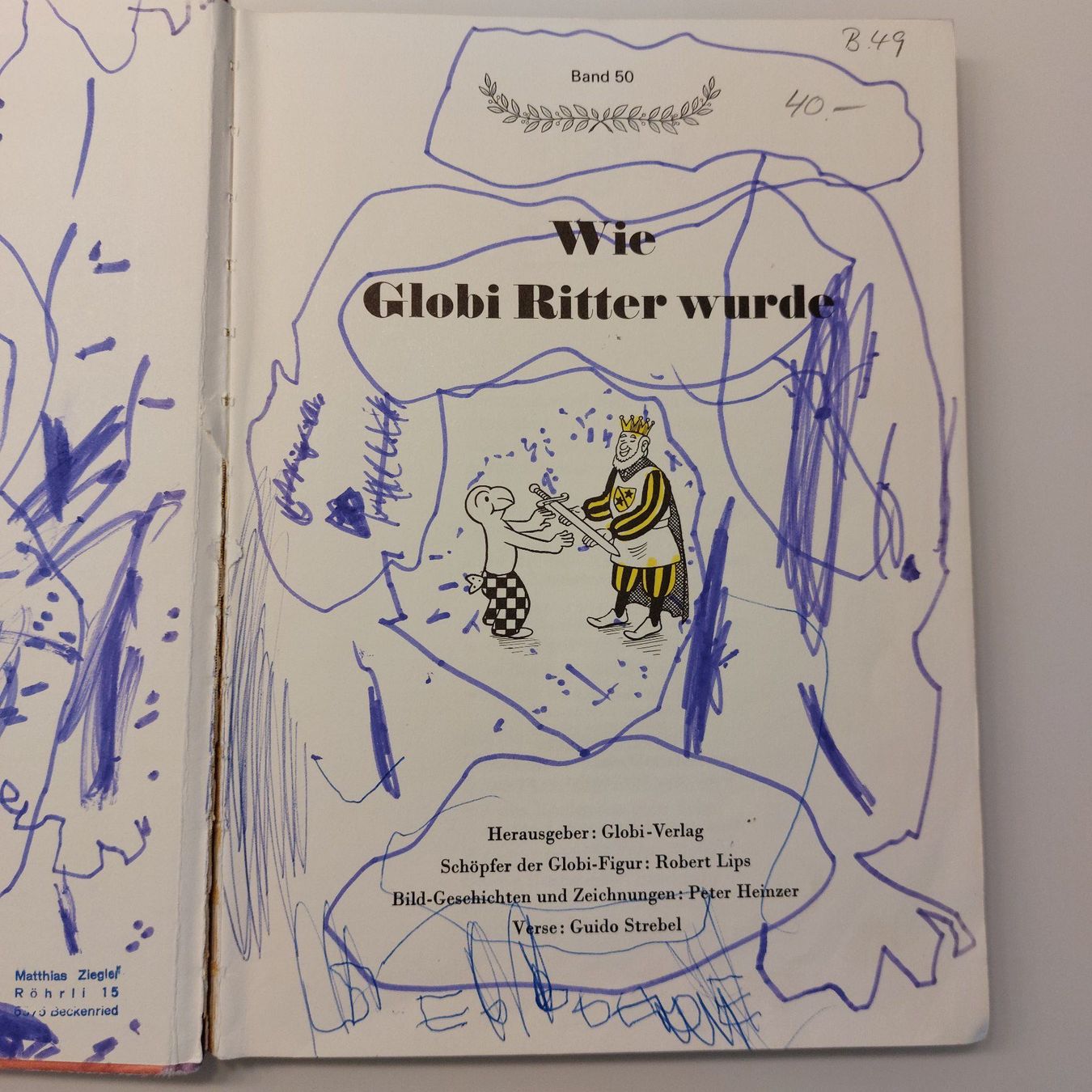 Libri: Wie Globi Ritter wurde – Usato da Kyburg-Buchegg venduto da Rolf1velo 2