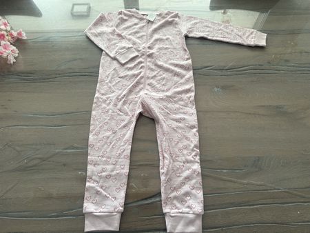 Fixoni Pyjama Herzmuster rosa Grösse 104 neu💗
