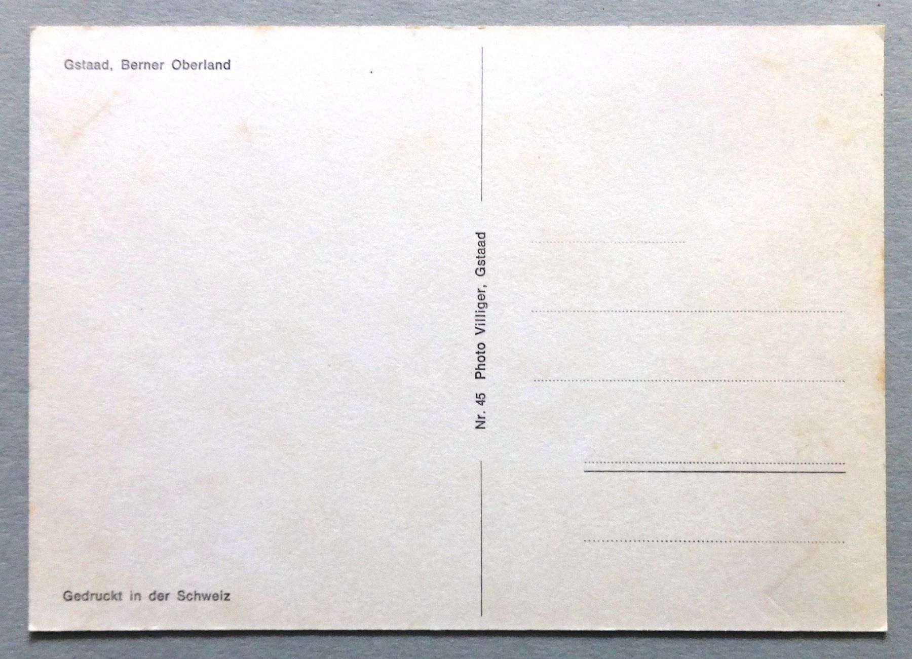 Cartes postales: Gstaad, Berner Oberland – D'occasion à Fétigny par Billy2miny 1