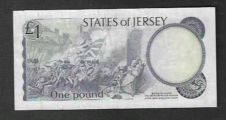 Banconote: Jersey  1  Pound  Gebraucht  SCHöN – Usato da Gordola venduto da coinsandnotes 1