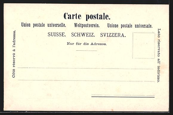 Cartoline postali: Litho Menzingen, Kurhaus Schwandegg, Ins – Usato da Berlin venduto da bartko-reher 1